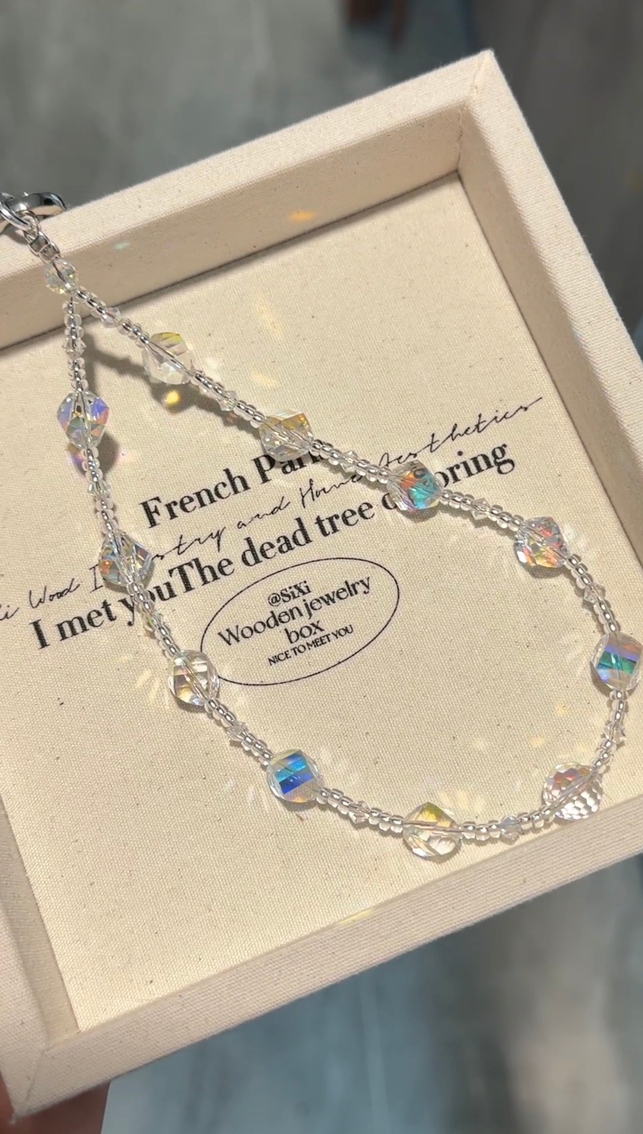 Swarovski crystal phone charm